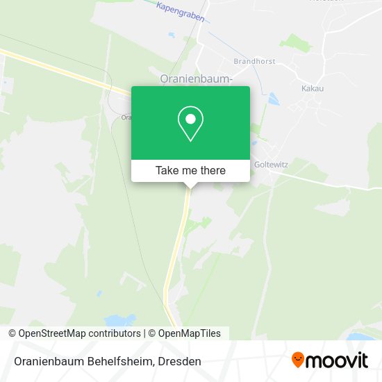 Карта Oranienbaum Behelfsheim