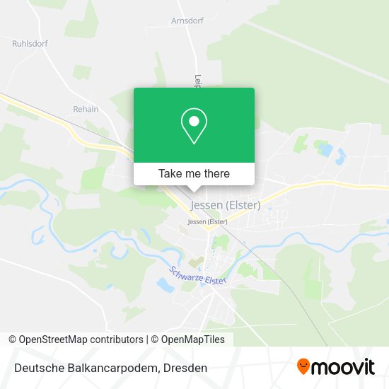Карта Deutsche Balkancarpodem