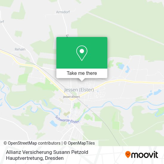 Карта Allianz Versicherung Susann Petzold Hauptvertretung