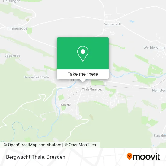 Карта Bergwacht Thale