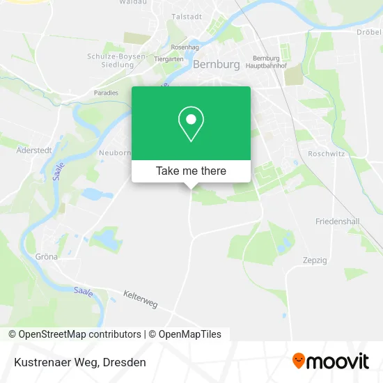 Карта Kustrenaer Weg