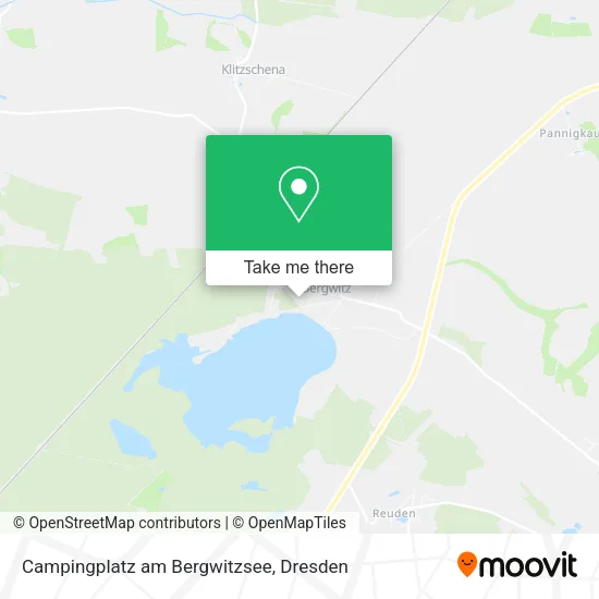 Карта Campingplatz am Bergwitzsee