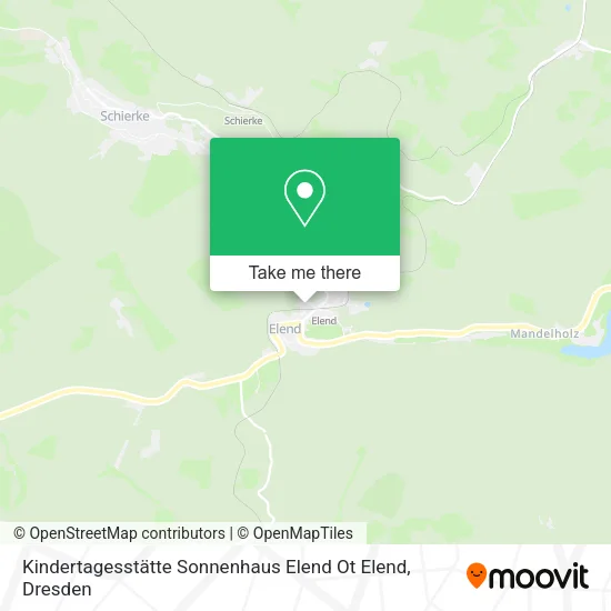 Kindertagesstätte Sonnenhaus Elend Ot Elend map
