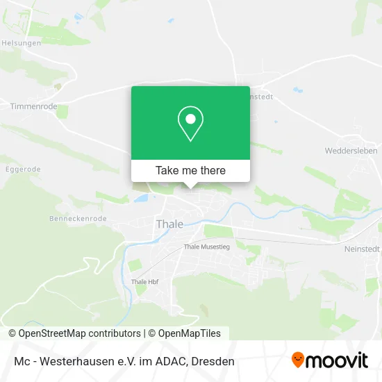 Карта Mc - Westerhausen e.V. im ADAC