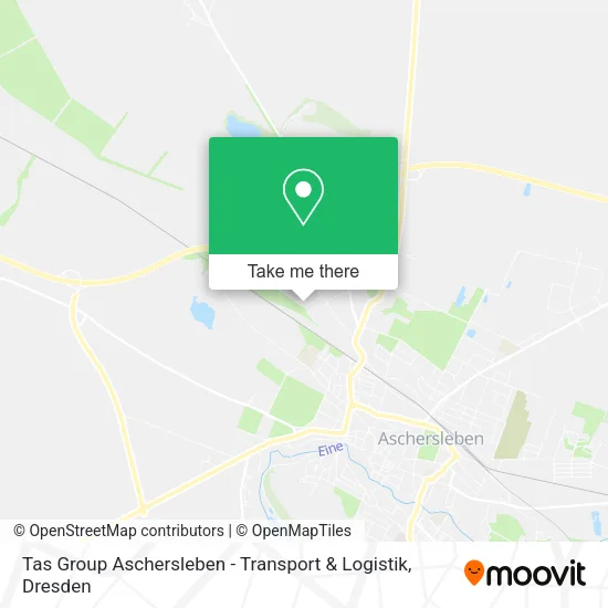 Карта Tas Group Aschersleben - Transport & Logistik