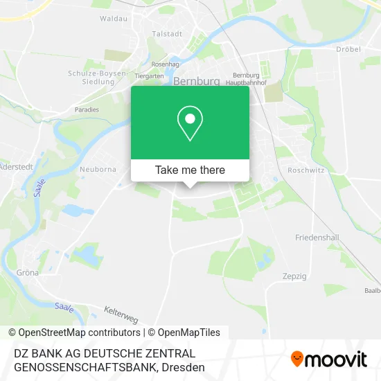 Карта DZ BANK AG DEUTSCHE ZENTRAL GENOSSENSCHAFTSBANK