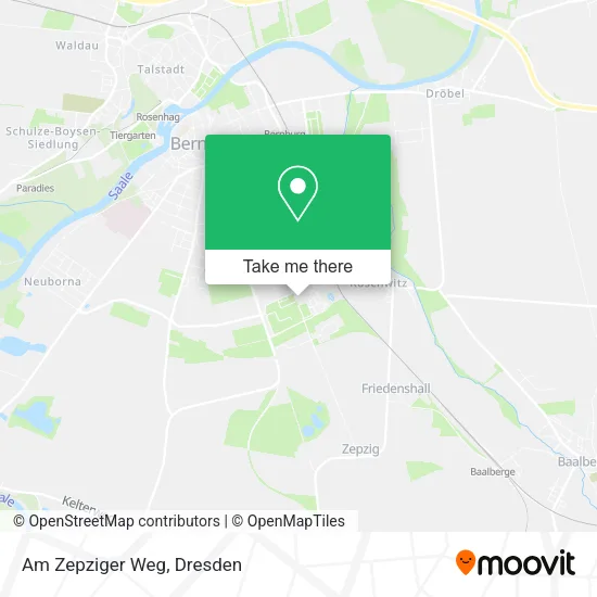 Карта Am Zepziger Weg
