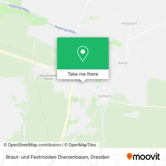 Карта Braut- und Festmoden Oranienbaum