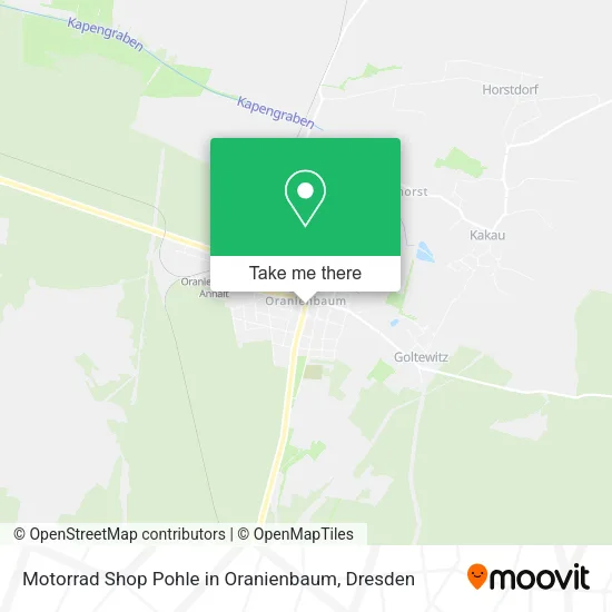 Карта Motorrad Shop Pohle in Oranienbaum