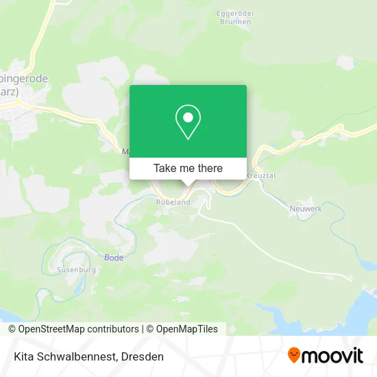 Карта Kita Schwalbennest