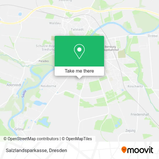 Карта Salzlandsparkasse