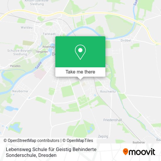 Карта Lebensweg Schule für Geistig Behinderte Sonderschule