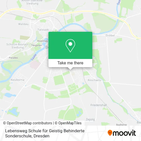 Карта Lebensweg Schule für Geistig Behinderte Sonderschule