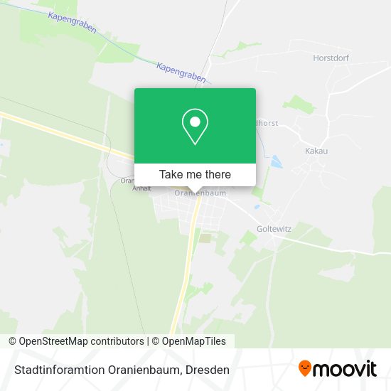 Карта Stadtinforamtion Oranienbaum