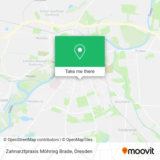 Карта Zahnarztpraxis Möhring Brade