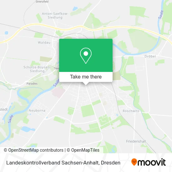 Карта Landeskontrollverband Sachsen-Anhalt