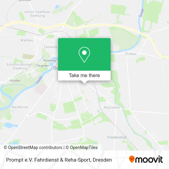 Карта Prompt e.V. Fahrdienst & Reha-Sport