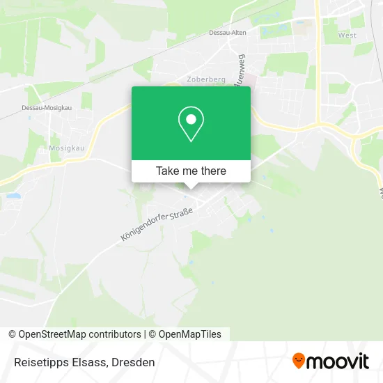 Карта Reisetipps Elsass