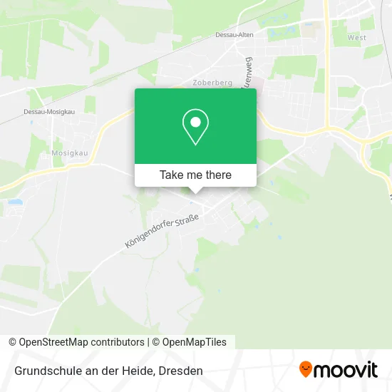 Карта Grundschule an der Heide