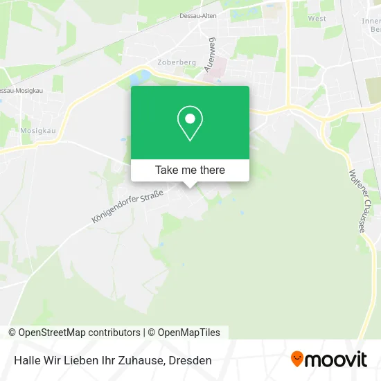 Карта Halle Wir Lieben Ihr Zuhause
