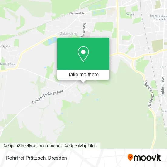 Карта Rohrfrei Prätzsch