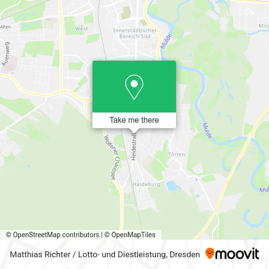 Карта Matthias Richter / Lotto- und Diestleistung