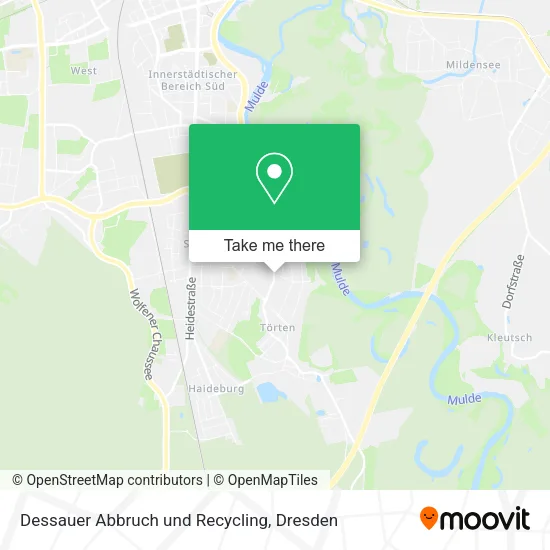 Карта Dessauer Abbruch und Recycling