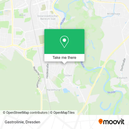 Карта Gastrolinie