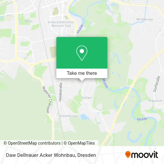 Карта Daw Dellnauer Acker Wohnbau