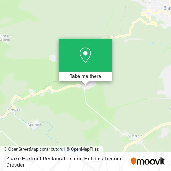 Карта Zaake Hartmut Restauration und Holzbearbeitung