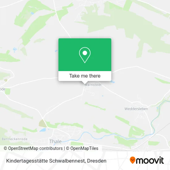 Карта Kindertagesstätte Schwalbennest