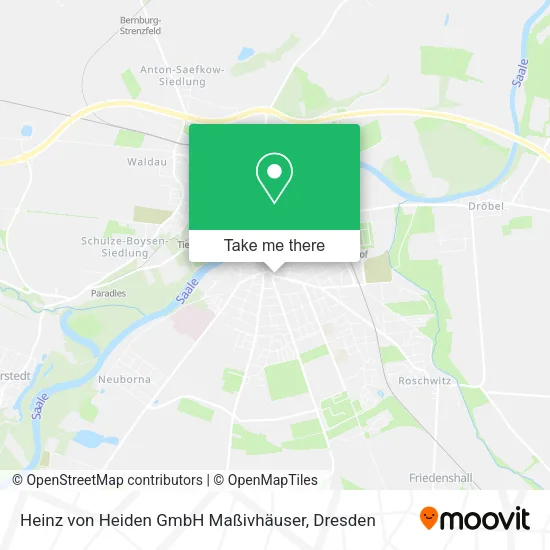 Карта Heinz von Heiden GmbH Maßivhäuser