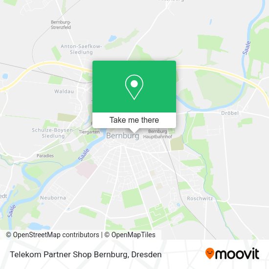 Карта Telekom Partner Shop Bernburg