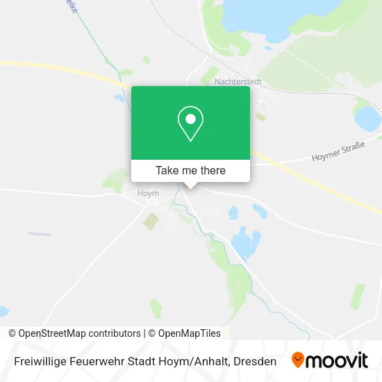 Карта Freiwillige Feuerwehr Stadt Hoym / Anhalt