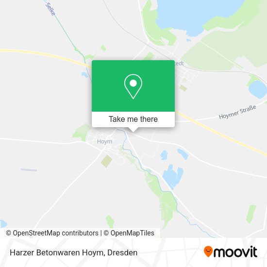 Карта Harzer Betonwaren Hoym