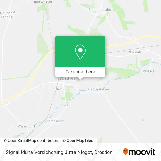 Карта Signal Iduna Versicherung Jutta Niegot