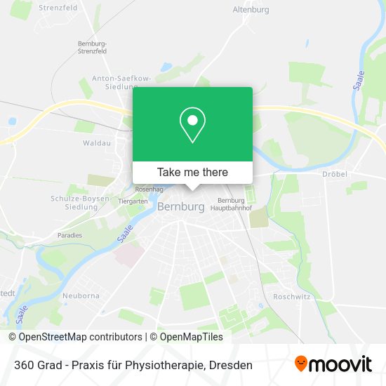 Карта 360 Grad - Praxis für Physiotherapie