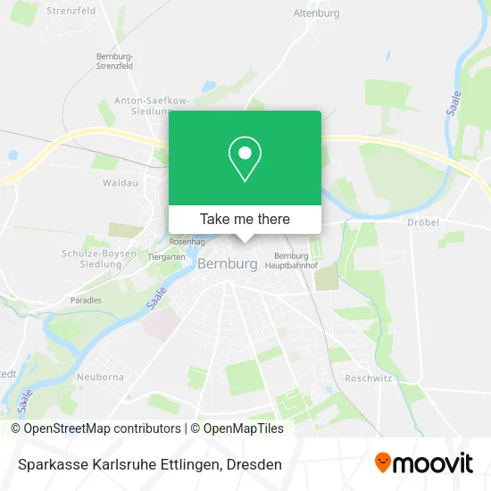 Sparkasse Karlsruhe Ettlingen map
