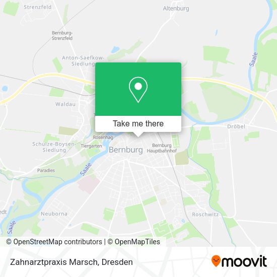 Карта Zahnarztpraxis Marsch