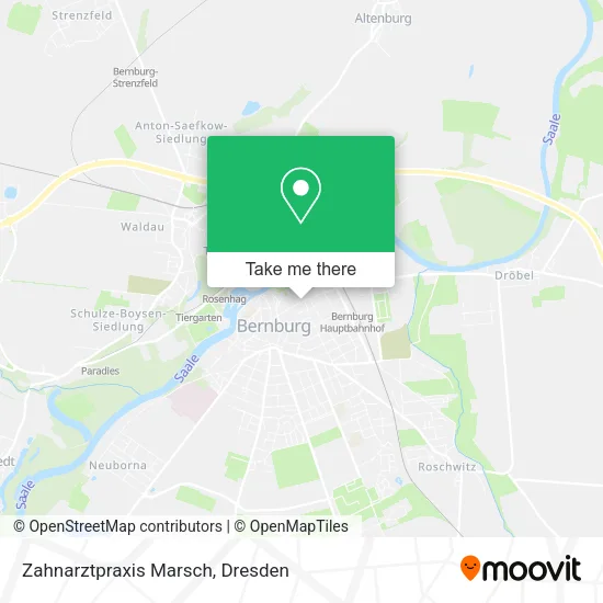 Карта Zahnarztpraxis Marsch