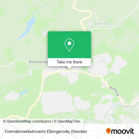 Карта Fremdenverkehrsamt Elbingerode