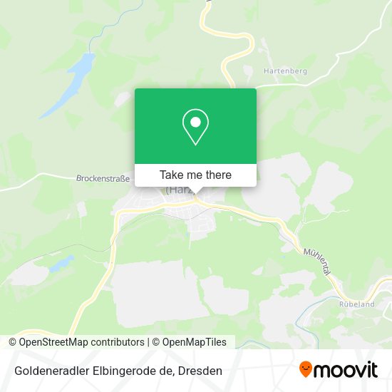 Карта Goldeneradler Elbingerode de