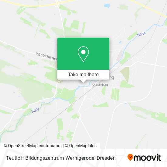 Карта Teutloff Bildungszentrum Wernigerode
