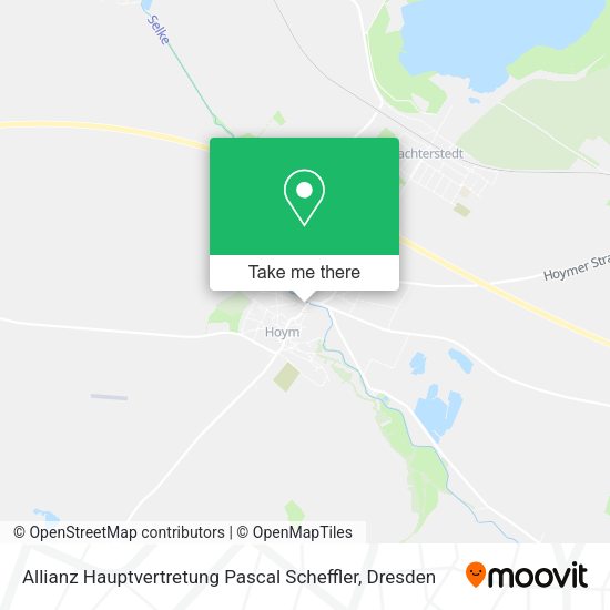 Карта Allianz Hauptvertretung Pascal Scheffler