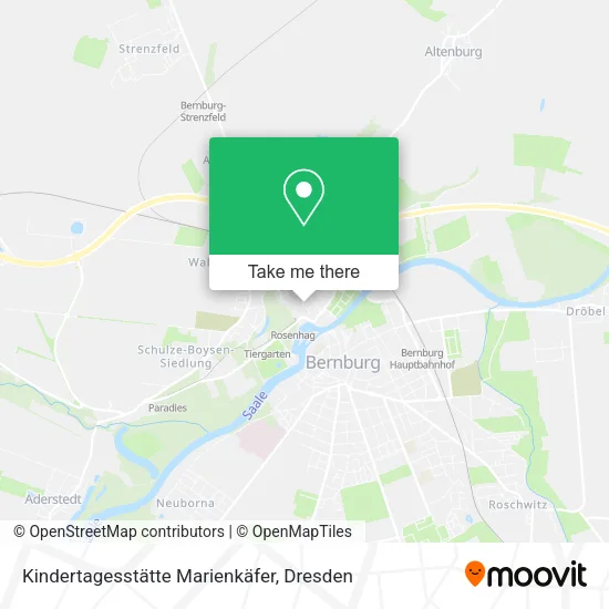 Карта Kindertagesstätte Marienkäfer