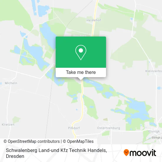 Карта Schwalenberg Land-und Kfz Technik Handels