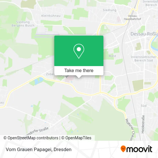 Карта Vom Grauen Papagei