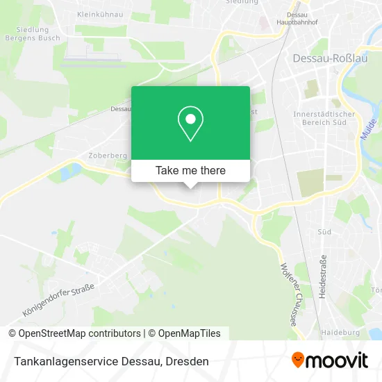 Карта Tankanlagenservice Dessau