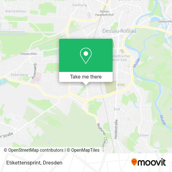 Карта Etikettensprint