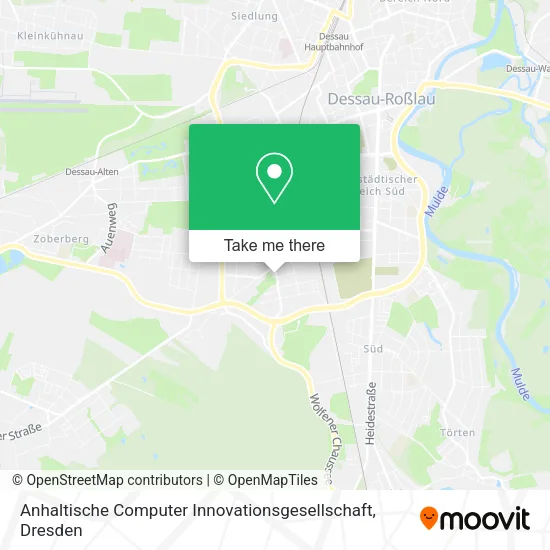 Карта Anhaltische Computer Innovationsgesellschaft